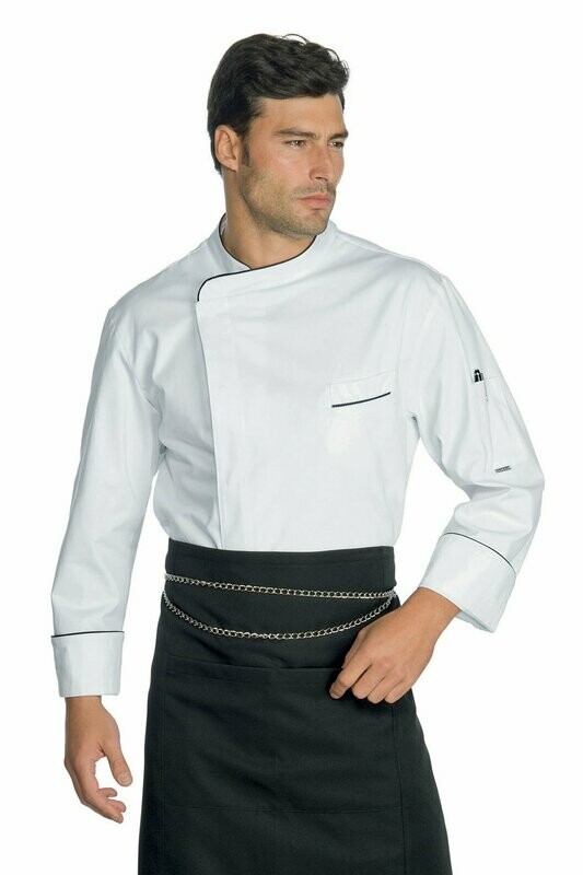 Giacca cuoco Wimbledon bianco + nero