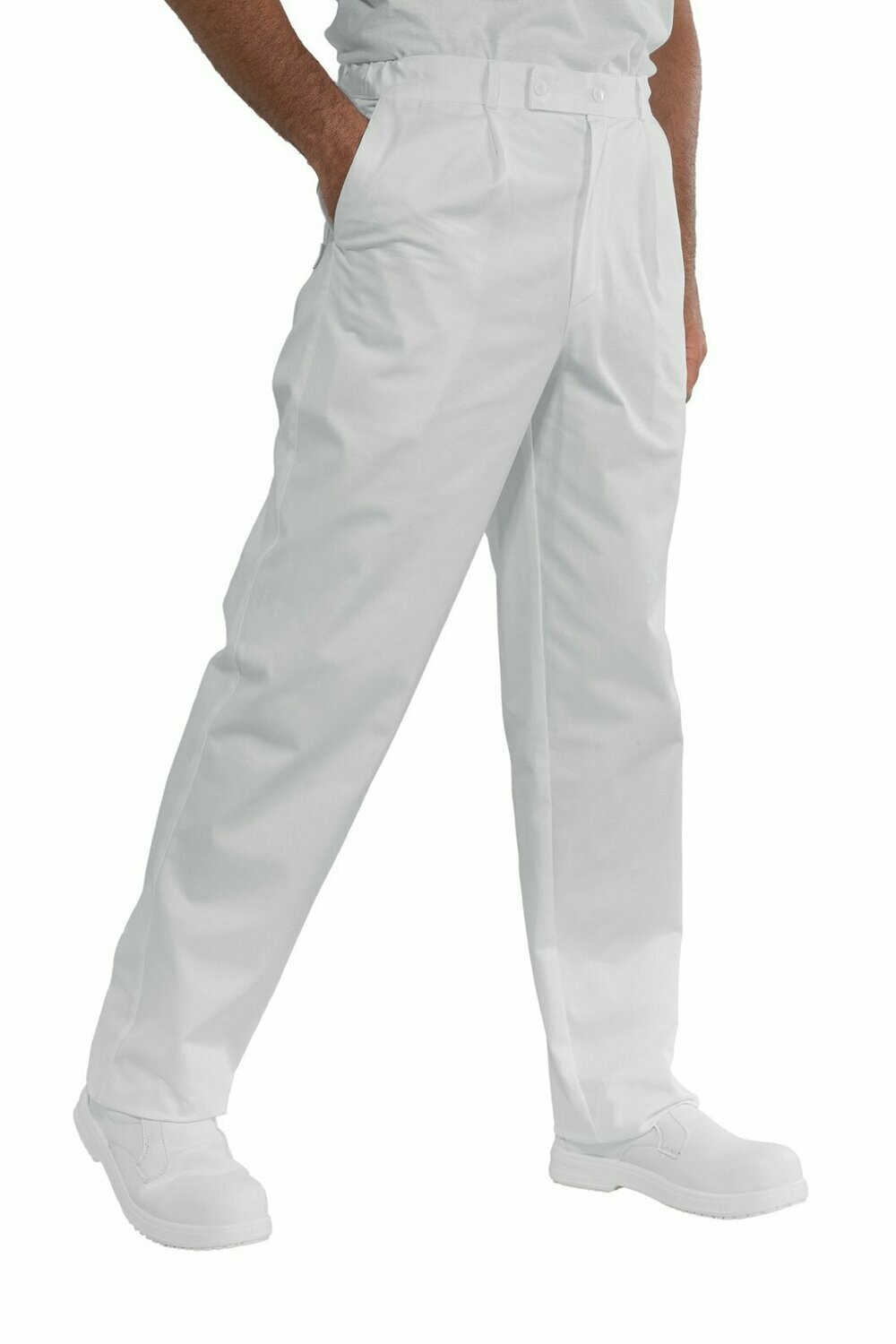 Pantalone lavoro bianco