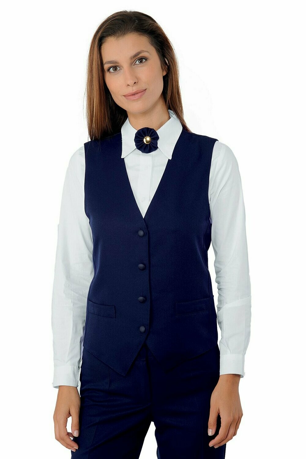 Gilet unisex blu