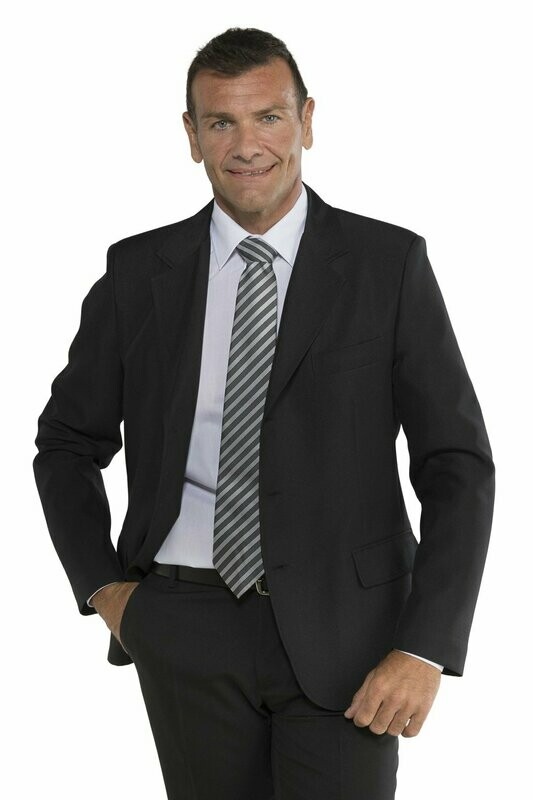 Giacca uomo 3 bottoni nero