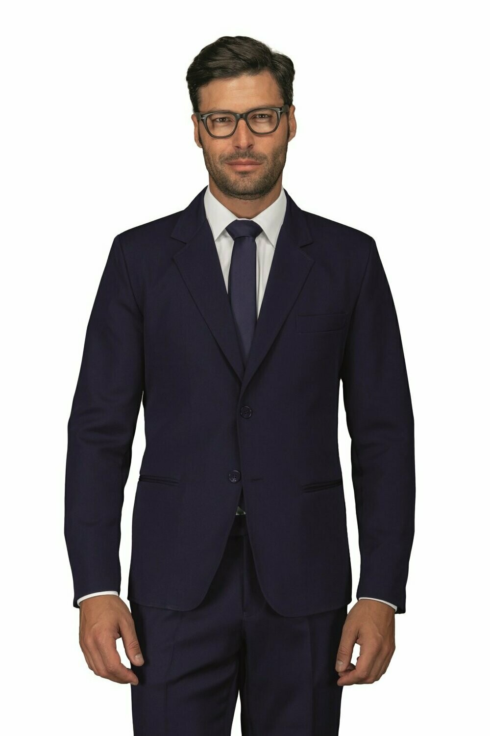Giacca classica uomo blu