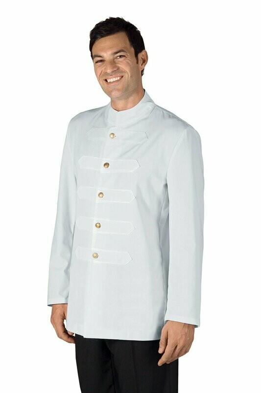 Coreana con alamari bianco