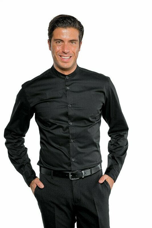 Camicia Detroit unisex stretch  nero