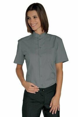 Camicia Dublino unisex mezza manica grigio