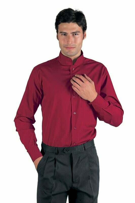 Camicia Dublino unisex vermiglio
