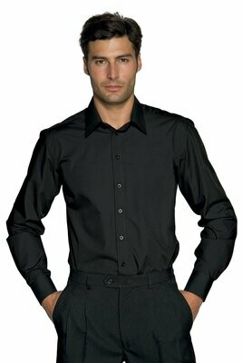 Camicia Cartagena slim stretch nero