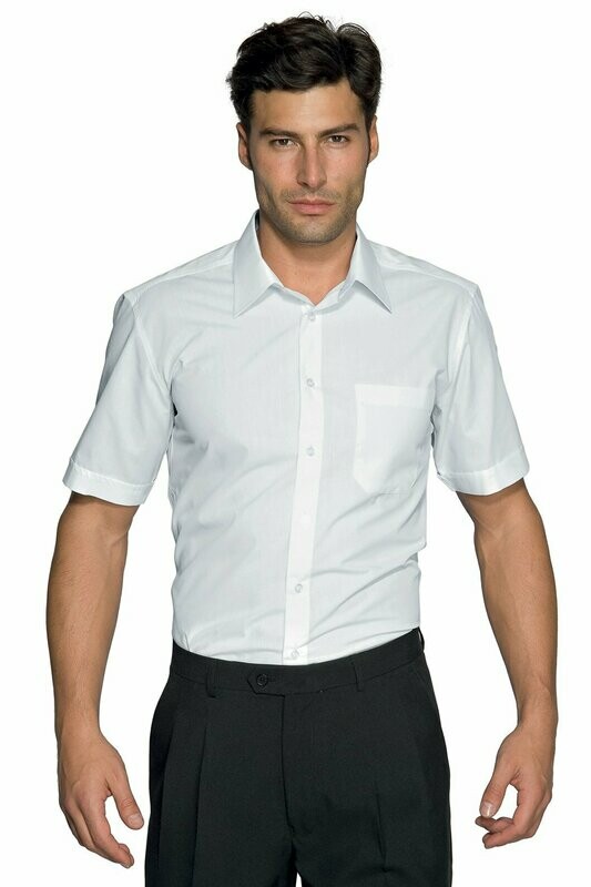 Camicia Cartagena slim mezza manica bianco