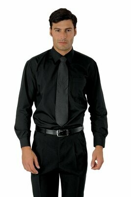 Camicia unisex nero