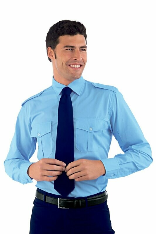 Camicia pilota azzurro