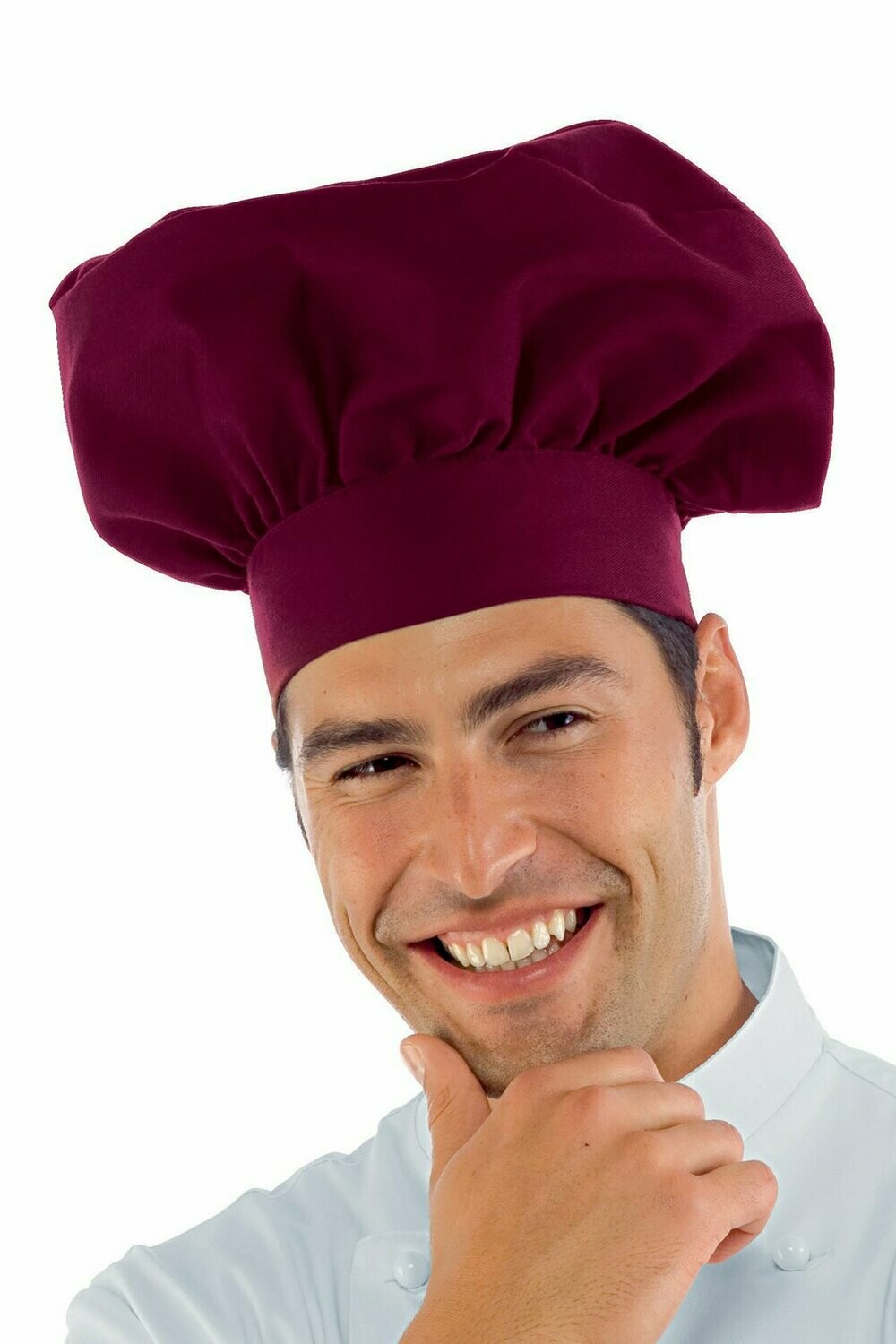 Cappello cuoco bordeaux