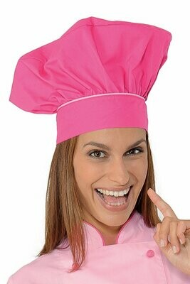 Cappello cuoco fuxia + rosa