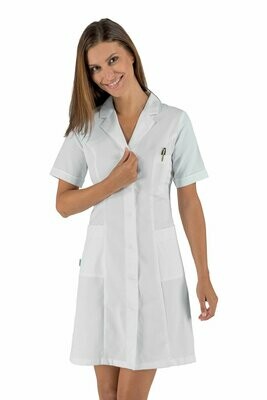 Camice Valencia slim mezza manica bianco pol/cot