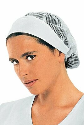 Cuffia donna con rete bianco