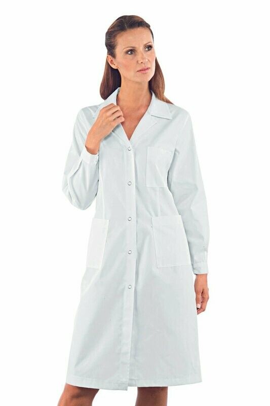 Camice donna extra light  bottoni a pressione  bianco