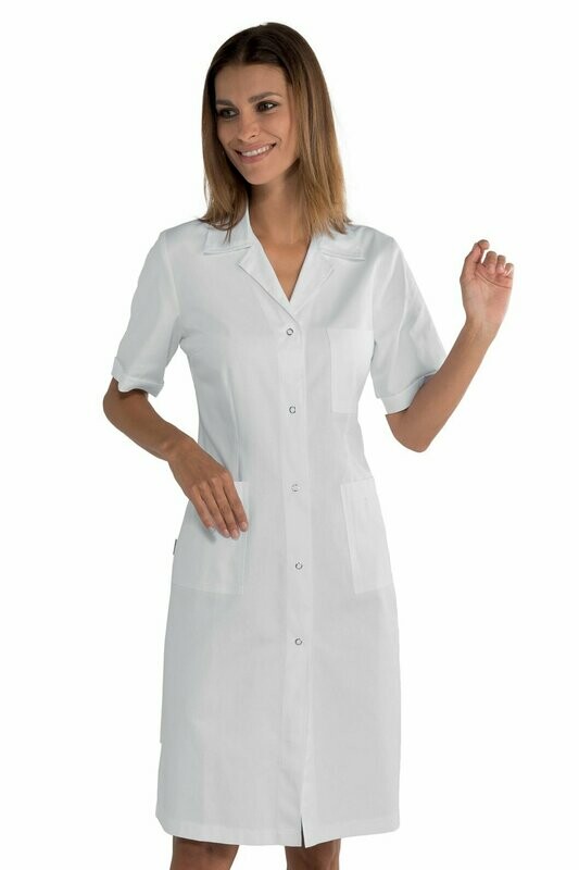Camice donna extra light mezza manica  bottoni a pressione   bianco