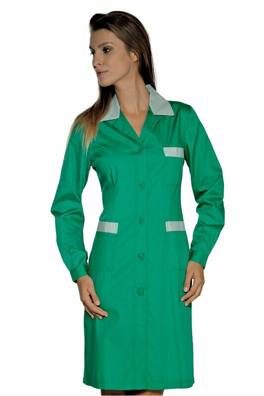 Camice Positano  verde + riga verde
