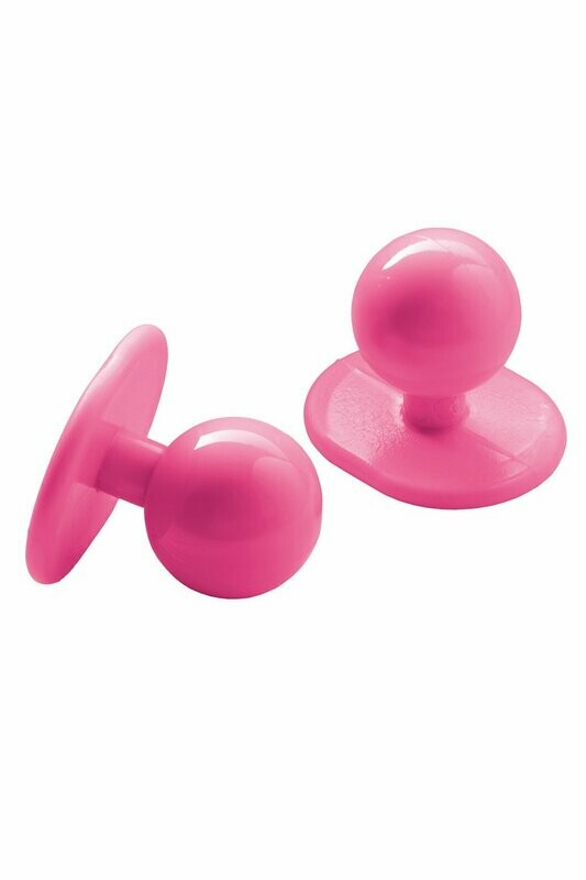 Confezione bottoni fuxia