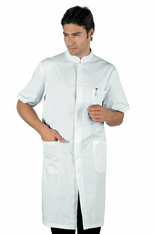 Camice Davemport  mezza manica bianco