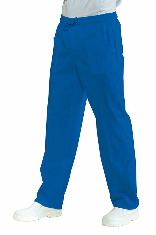 Pantalone con elastico azzurro