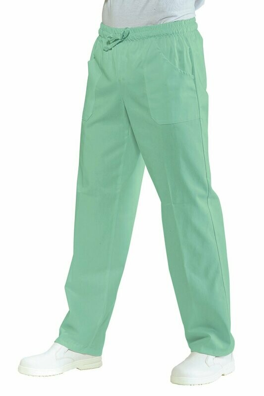 Pantalone con elastico verdino