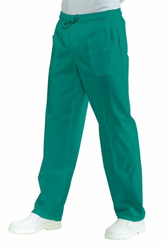 Pantalone con elastico verde