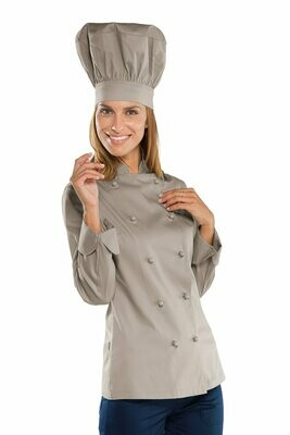 Giacca lady chef tortora