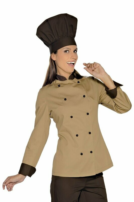 Giacca lady royal biscotto + moro