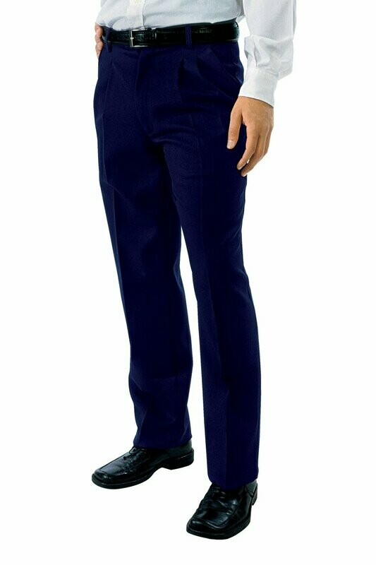 Pantalone uomo 2 pinces blu