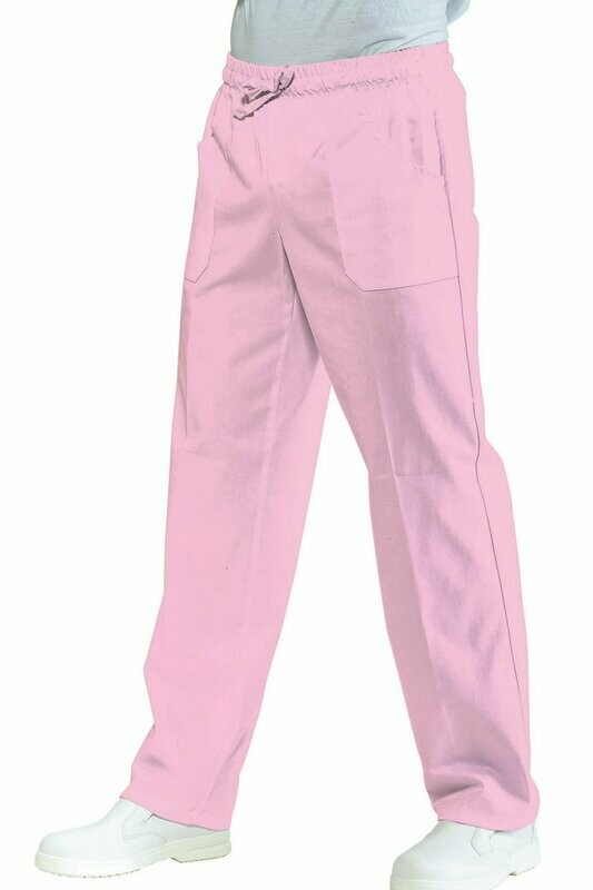 Pantalone con elastico rosa