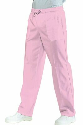 Pantalone con elastico rosa