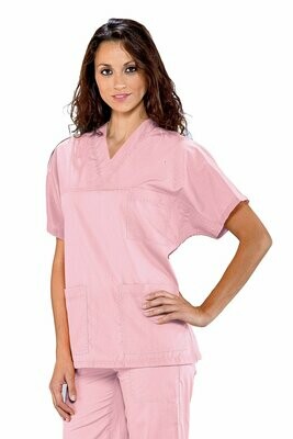 Casacca collo a V mezza manica rosa
