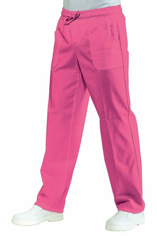 Pantalone con elastico fuxia
