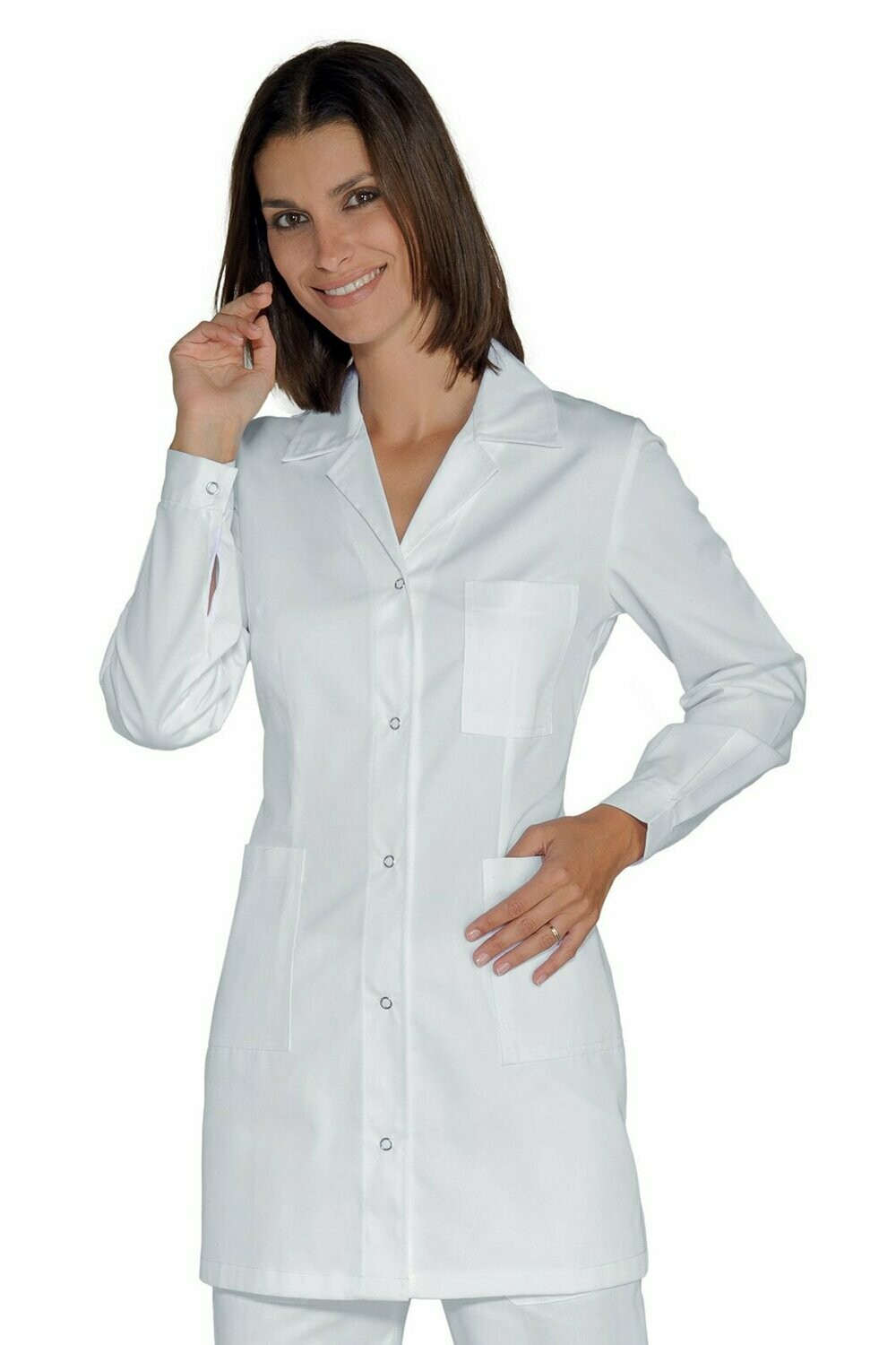 Casacca Marbella bottoni a pressione bianco