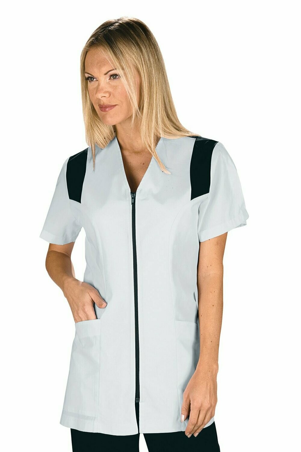 Casacca Santorini bianco + nero