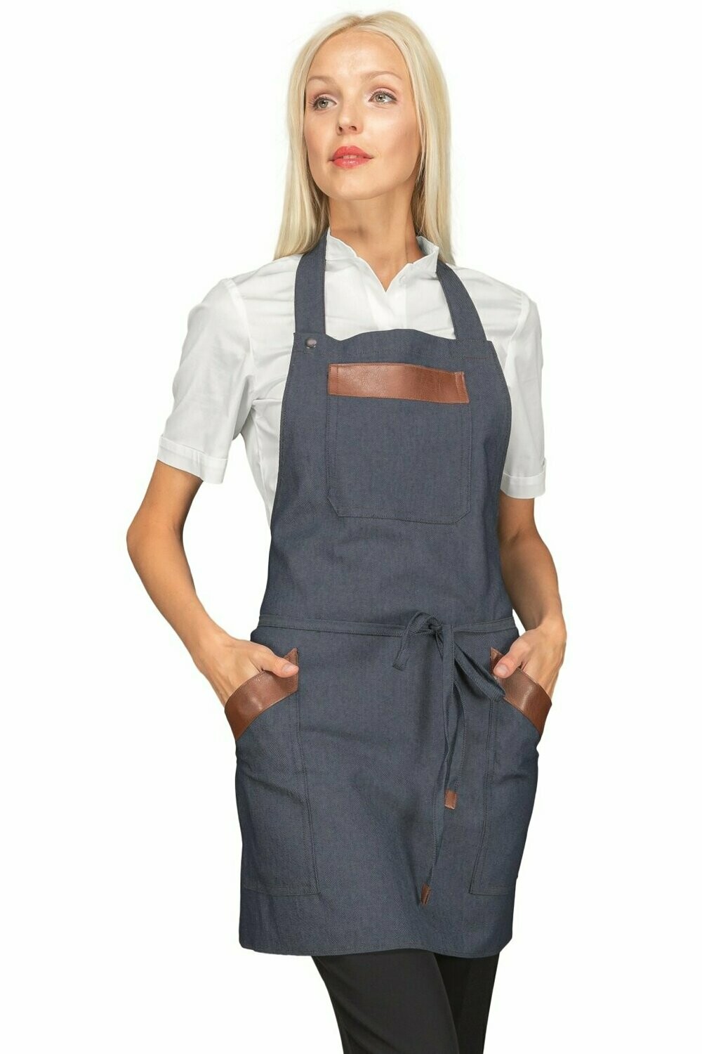 Grembiule Oregon short ecopelle jeans