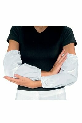 Coppia manichette protettive bianco