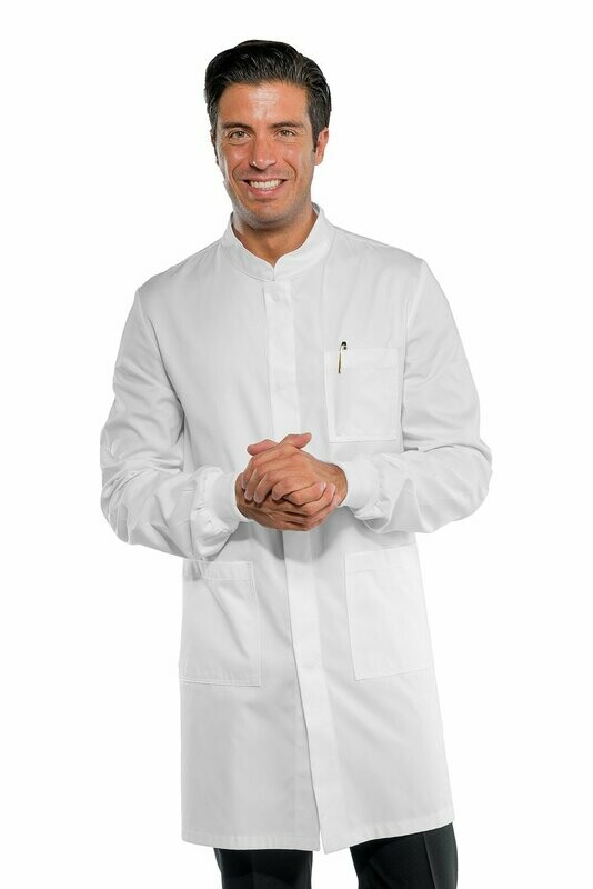 Camice Dover polso in maglia super stretch bianco