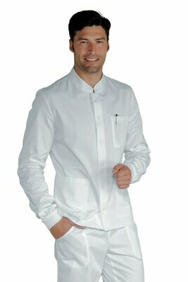 Casacca Corfù polso in maglia superstretch bianco