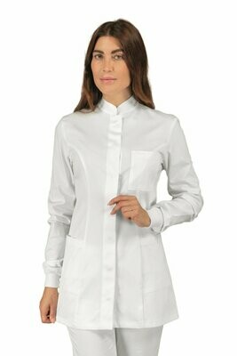 Casacca Costa Rica polso in maglia superstretch bianco