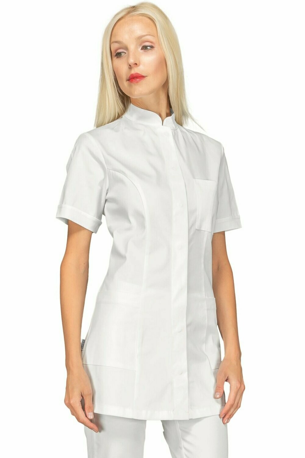 Casacca Costa Rica mezza manica superstretch bianco