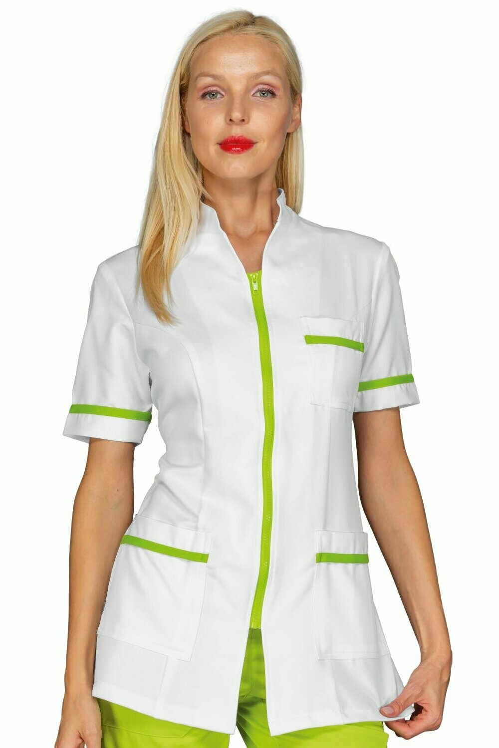 Casacca Florida bohème bianco + mela
