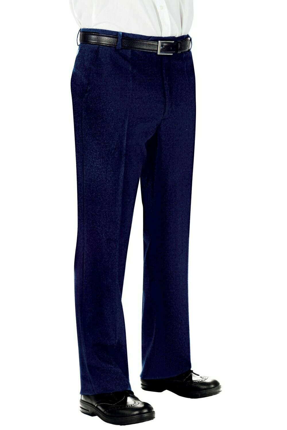 Pantalone uomo senza pinces blu