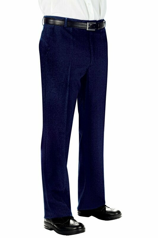 Pantalone uomo senza pinces blu