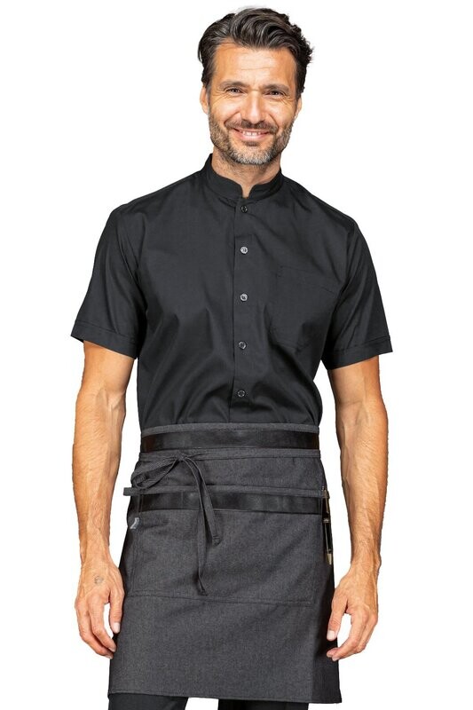 Grembiule Leonida black jeans + nero