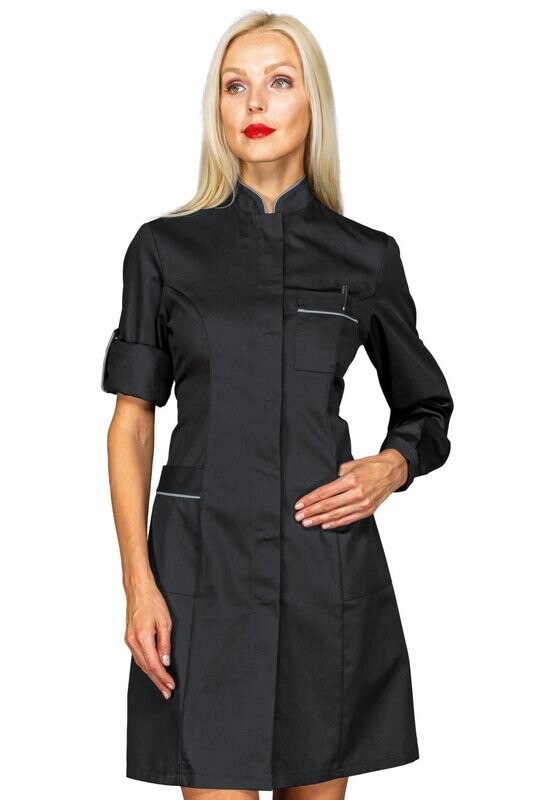 Camice Venezia nero + codino grigio