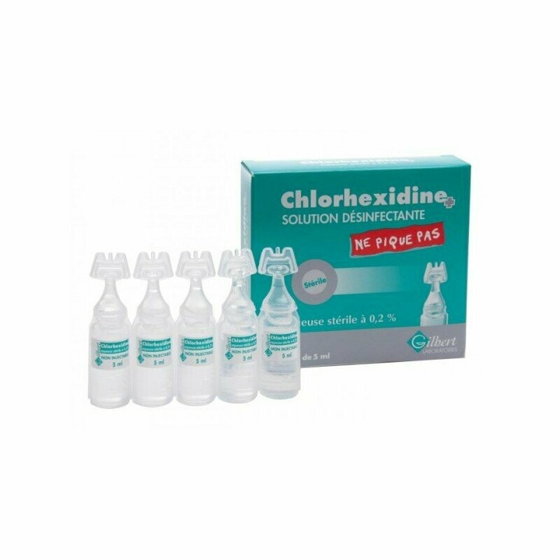 CHLORHEXIDINE À 0.2 % DOSETTES DE 5ML - boite de 10