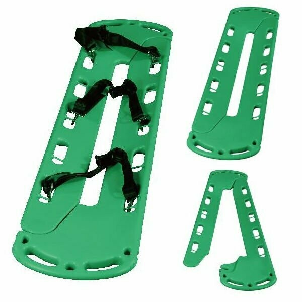 Civière pliable et plan dur 2 en 1