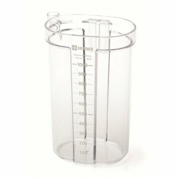 Vase 1000 ml SERRES pour poche à usage unique aspirateur LSU Laerdal