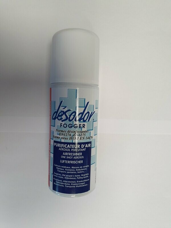 Aérosol désinfectant VIRUCIDE - FONGICIDE - unidose DESODOR 150ml