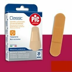 Pansements universels 19 x 72mm Classic couleur chair - boite de 20 par 2